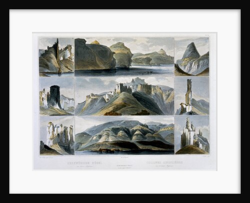 Remarkable Hills on the Upper Missouri by Friedrich Salathe