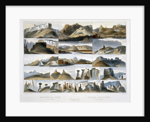 Remarkable Hills on the Upper Missouri by Friedrich Salathe