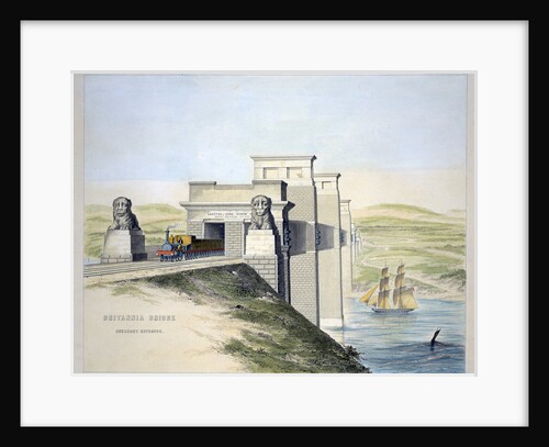 Britannia Bridge, Anglesey Entrance by George Hawkins