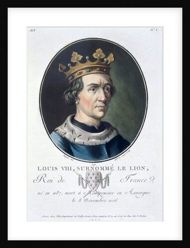 Louis VIII by Marie Jeanne Louise Francoise Suzanne Champion de Cernel
