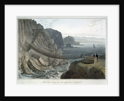 The Rope Bridge near the Lighthouse by William Daniell