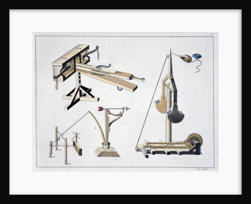 Siege weapons by Friedrich Martin von Reibisch