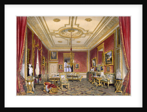 The Queen's private sitting room by James Baker Pyne