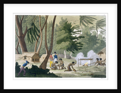 Papu Tribe on the Isle of Rawak by G Bramati