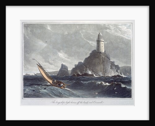 The Longships Lighthouse off the Lands End by William Daniell