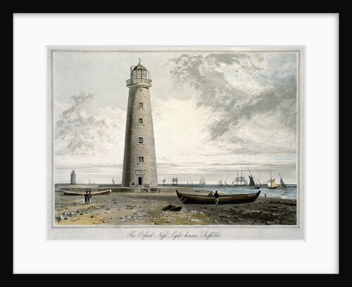 The Orford Ness Lighthouses by William Daniell