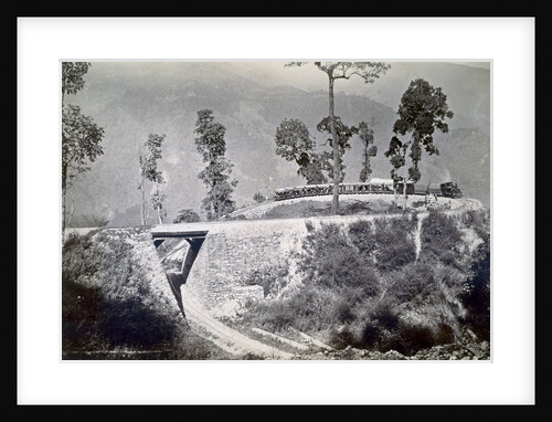 The loop at Agony Point at Tindharia on the Darjeeling Himalayan Railway by Anonymous