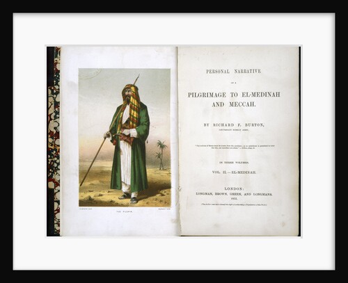 Personal Narrative of a Pilgrimage to El-Medinah and Meccah by Richard Burton by Anonymous