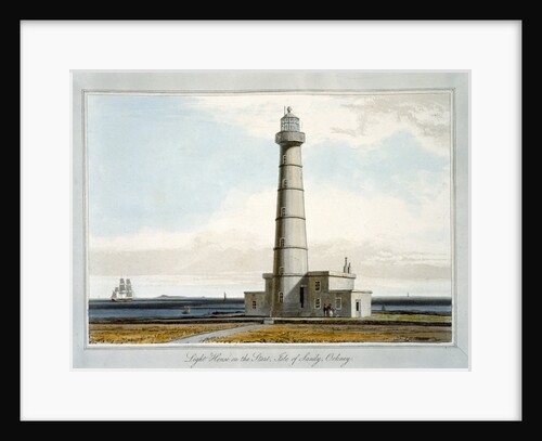 Lighthouse on the Start, Isle of Sandy, Orkney by William Daniell