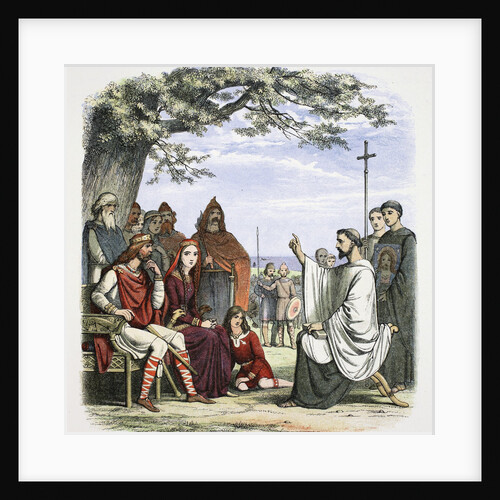 Augustine preaching before King Ethelbert by James William Edmund Doyle