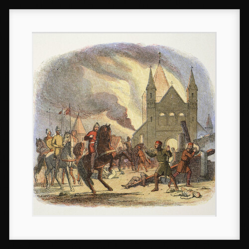 William I receiving a fatal injury at Mantes by James William Edmund Doyle