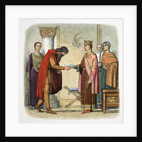 Henry II of England authorizes Dermot MacMorrough to levy forces by James William Edmund Doyle