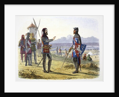 King Edward III refuses succour to his son at the Battle of Crecy by James William Edmund Doyle