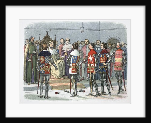 Nobles before King Richard II by James William Edmund Doyle