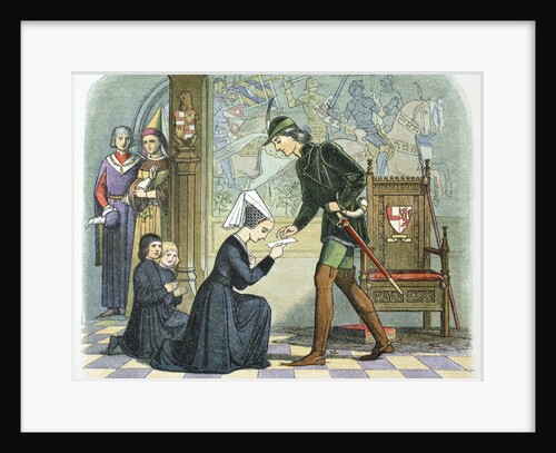 Edward IV of England and Lady Elizabeth Grey by James William Edmund Doyle