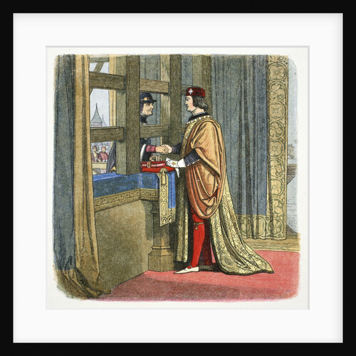 Meeting of Edward IV of England and Louis XI of France at Picquigny by James William Edmund Doyle