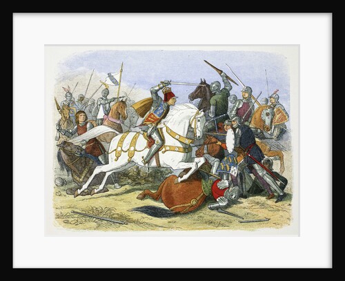 Richard III of England at the Battle of Bosworth Field by James William Edmund Doyle