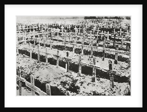 A German cemetery in France by Anonymous