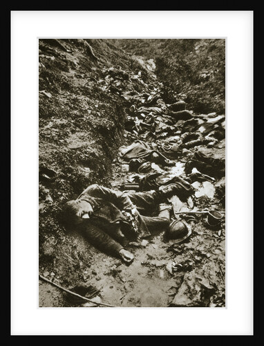 Italian dead at Cividale by Anonymous