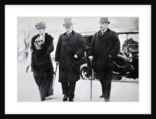 John Pierpont Morgan, American financier and banker, with his son and daughter by Anonymous