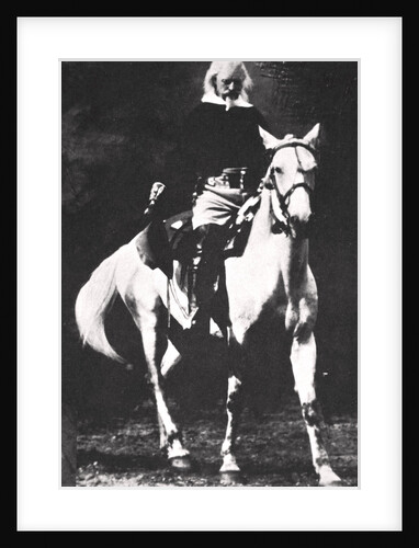 Buffalo Bill towards the end of his Wild West Show days by Anonymous