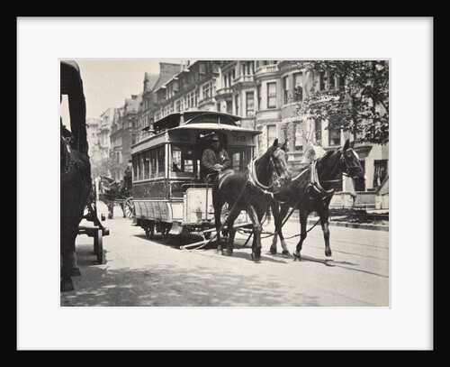 Horse-drawn tram by Anonymous
