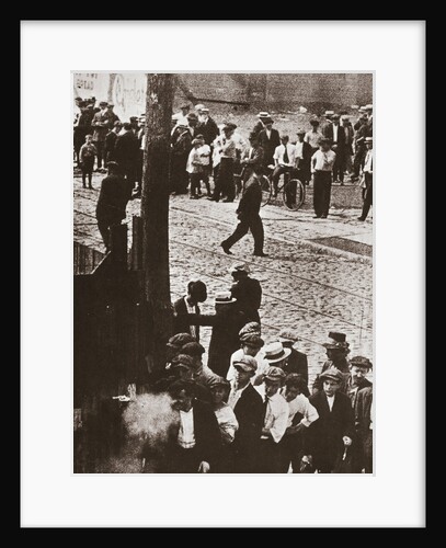 Riot during a strike by Standard Oil workers by Anonymous