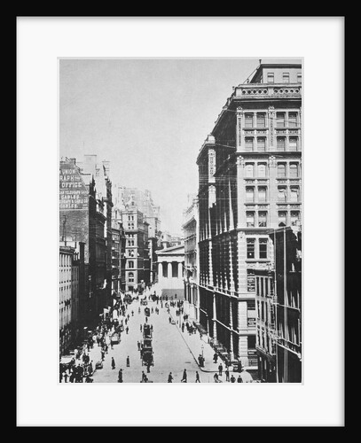 Broad Street, looking towards Wall Street by Anonymous