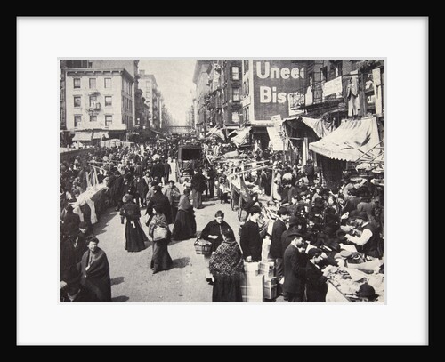 Immigrants on New York City's East Side by Anonymous