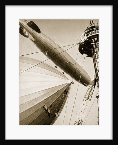 Germany's two mighty airships, the 'Graf Zeppelin' and the 'Hindenburg' by Anonymous