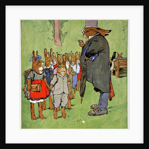 The end of the day by Fritz Kock-Gotha