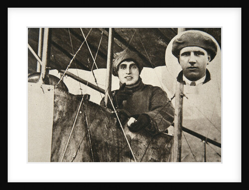 Mrs W Buller, first woman to fly professionally by S and G