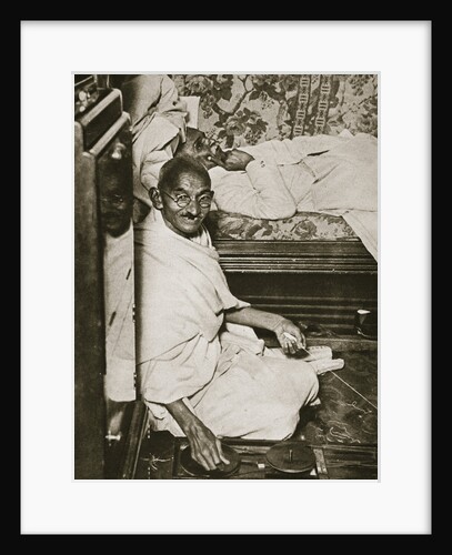 Mahatma Gandhi visiting London for 'Round Table' conferences by Topical Press Agency