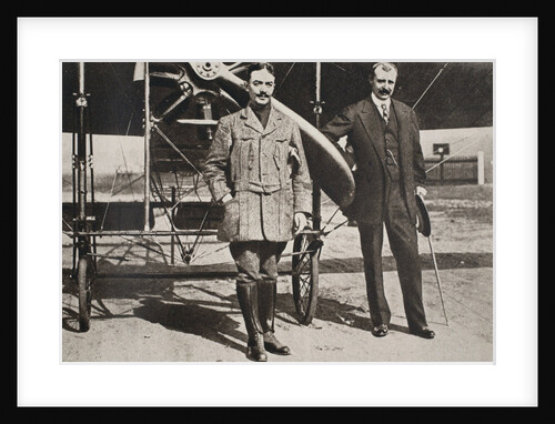 Adolphe Pégoud and Louis Bleriot by S and G