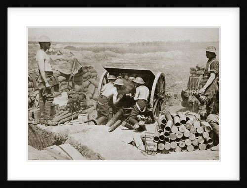 Hot work at the guns by Anonymous