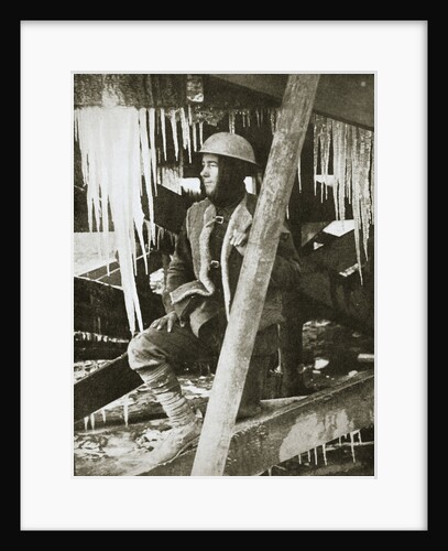 A wintry scene on the Western Front by Anonymous