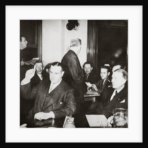 Richard Whitney being sworn in at a public hearing regarding his misappropriation of funds by Anonymous