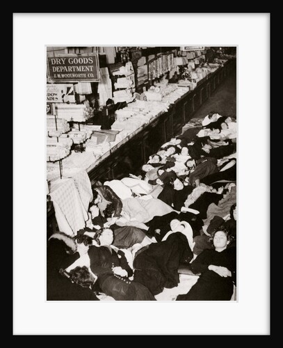 Girl employees of Woolworth's five and dime store by Anonymous