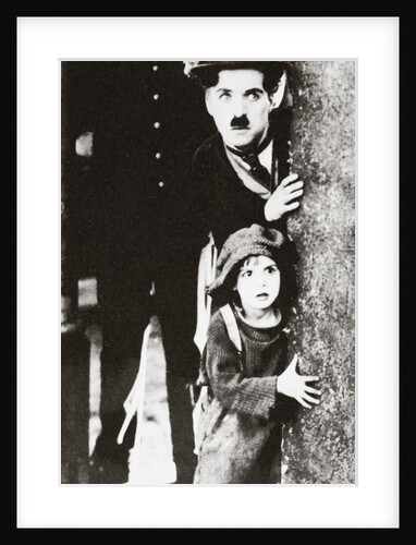 Charlie Chaplin and Jackie Coogan in 'The Kid' by Anonymous
