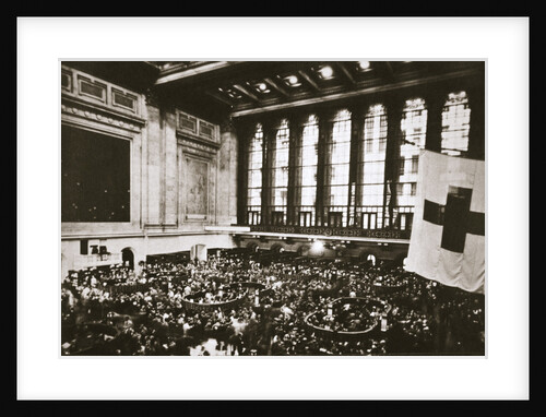 Trading floor of the New York Stock Exchange by Anonymous