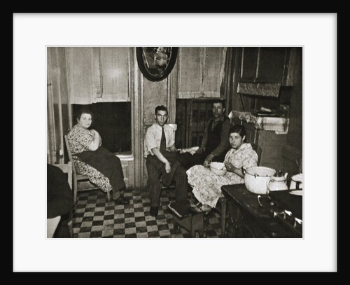 Residents of a tenement, Henry Street, Lower East Side, Manhattan by Anonymous