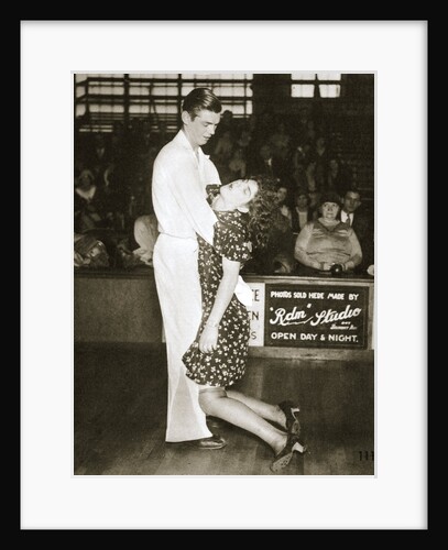 Contestants in a dance marathon by Anonymous