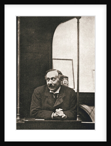 Herbert Gladstone in the witness box at the trial of Emmeline Pankhurst and others by Anonymous