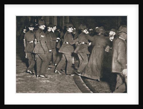 The Women's Freedom League attempting to enter the House of Commons by Anonymous