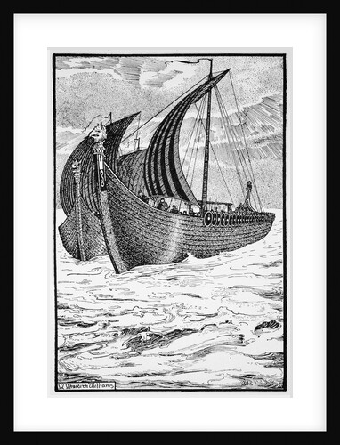 King Olaf's 'Long Serpent by Morris Meredith Williams