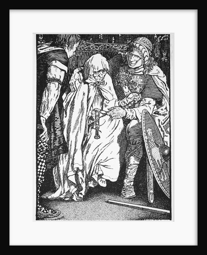 Olaf took the old woman in his arms by Morris Meredith Williams