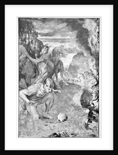 Beowulf finds the head of Aschere by John Henry Frederick Bacon
