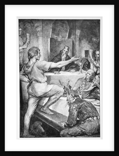 Beowulf replies haughtily to Hunferth by John Henry Frederick Bacon