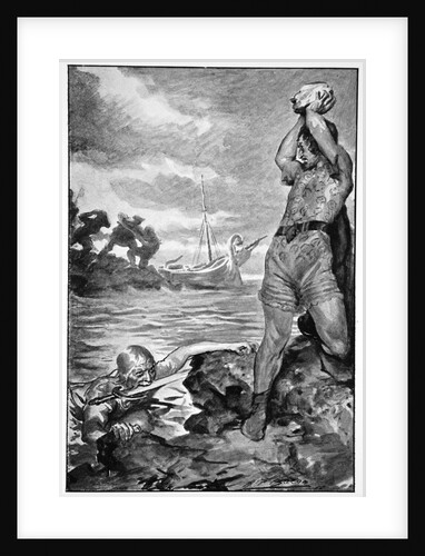 Thorbion lifted the huge stone by John Henry Frederick Bacon