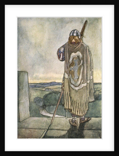 Finn heard far off the first notes of the fairy harp by Stephen Reid